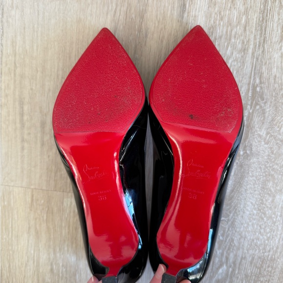 Christian Louboutin Black Patent Heels - Picture 3 of 8